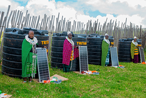 Maasai women living on the Ngorongoro Plateau.